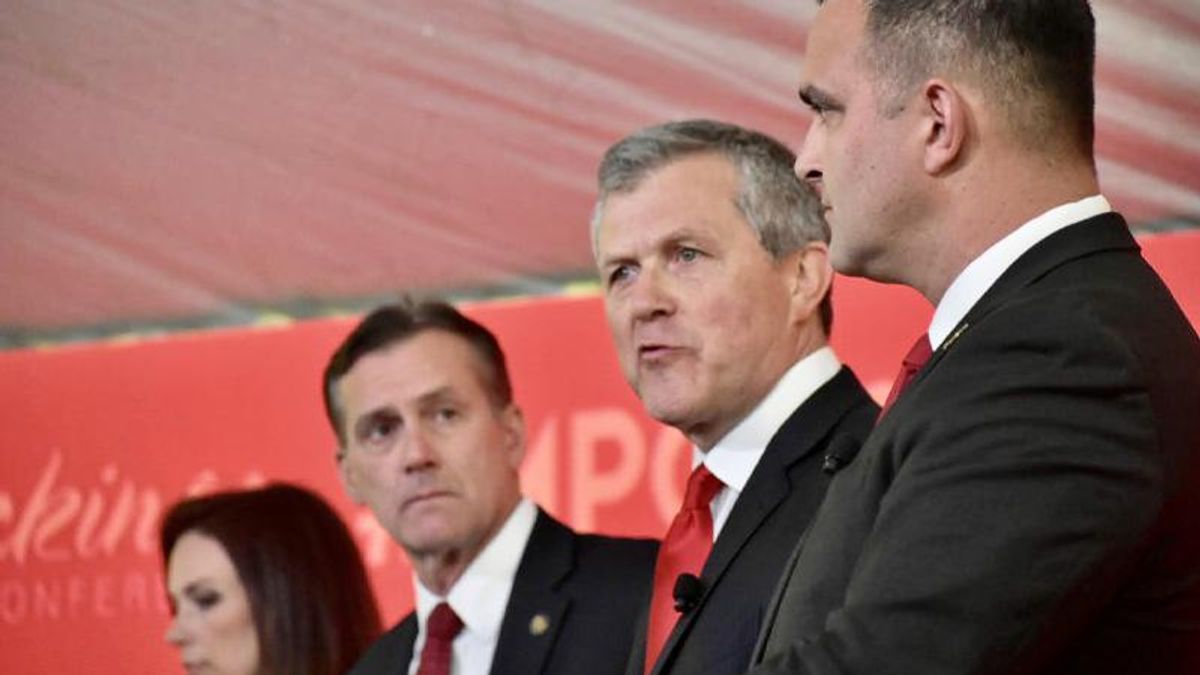 Michigan GOP gov. candidates infuse debate with conspiracies about Whitmer, voting and COVID