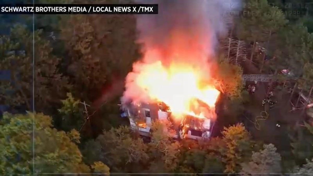 Watch: ‘Dirty Dancing’ hotel destroyed in fire