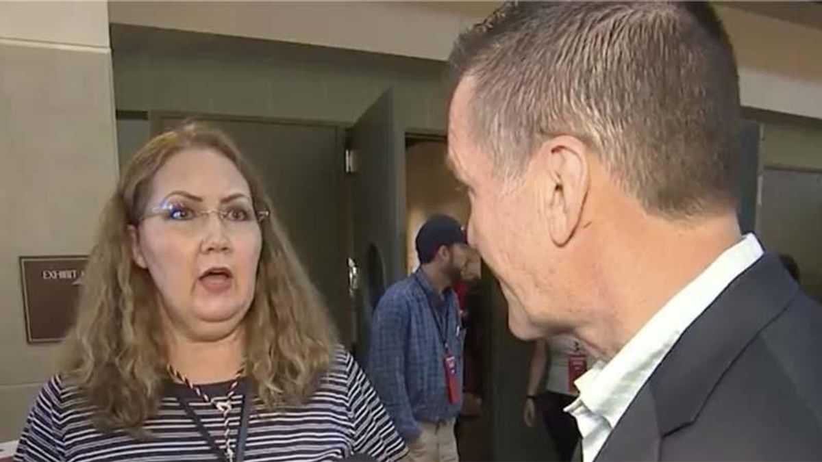 Michigan Republican squirms when reporter confronts her about telling poll workers to 'act like spies'