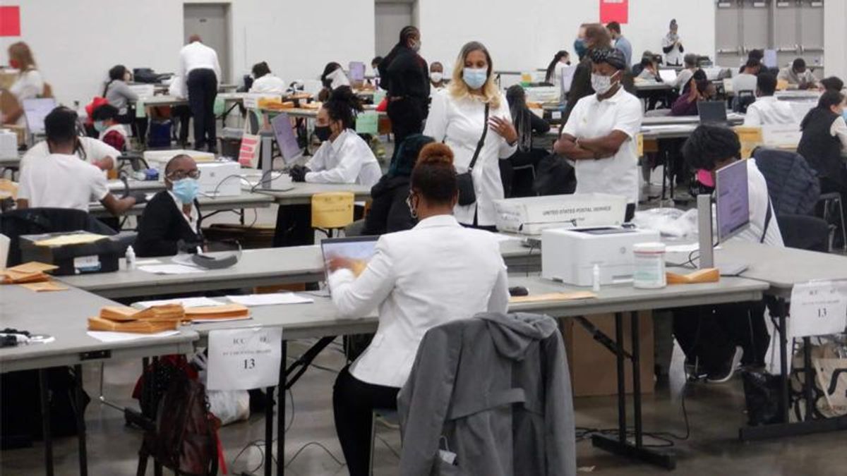 A conspiracy-fueled push to count ballots by hand gains traction