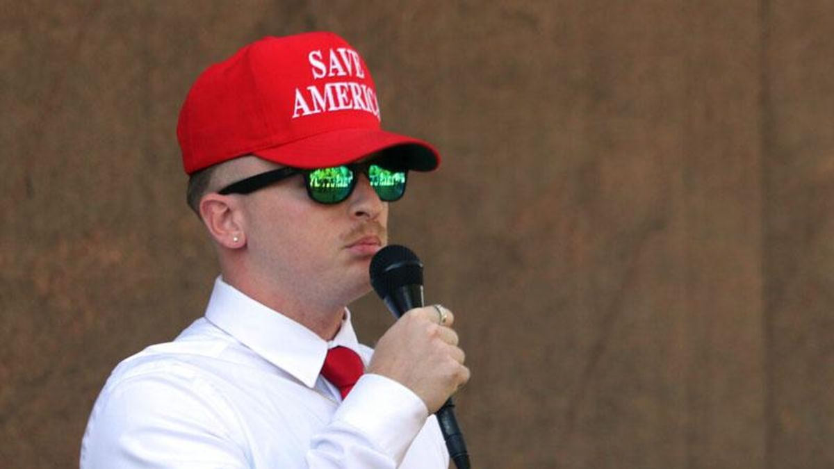 A right-wing extremist active in a racist online chat room has interviewed multiple AZ GOP candidates