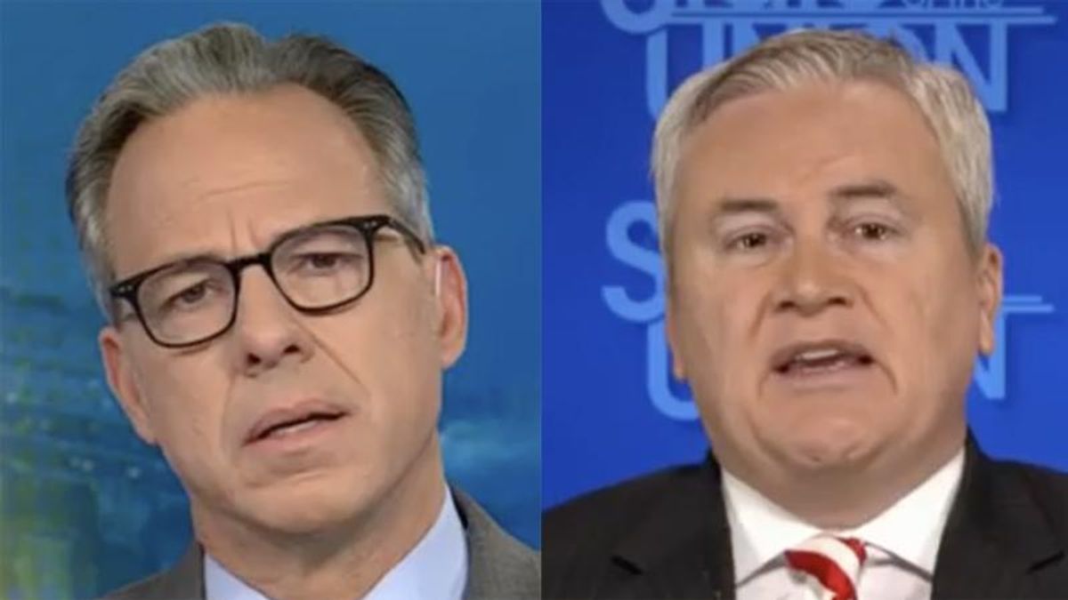 GOPer put on the spot by CNN's Tapper over his defense of Trump documents after rant about Biden