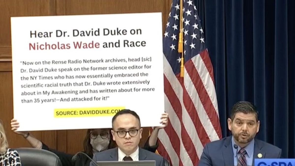 Oversight Republicans just held two hearings with witnesses accused of racism – one was praised by David Duke