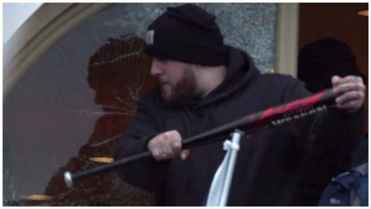 Jan 6 rioter who broke through Capitol windows with baseball bat is sentenced