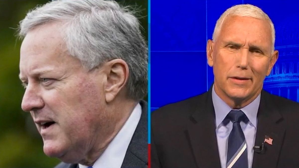 Mike Pence backs Mark Meadows after he tells investigators Trump did not declassify documents