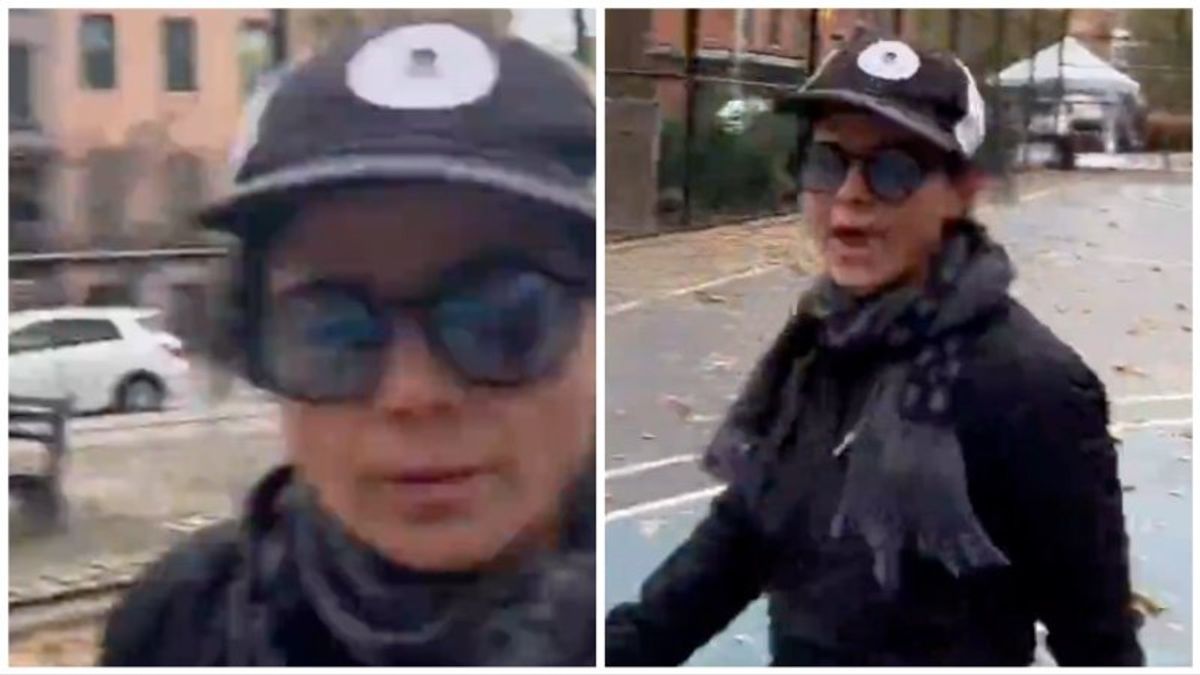 Coffee-hurling woman labels father and child 'terrorists' for his Palestinian-style scarf