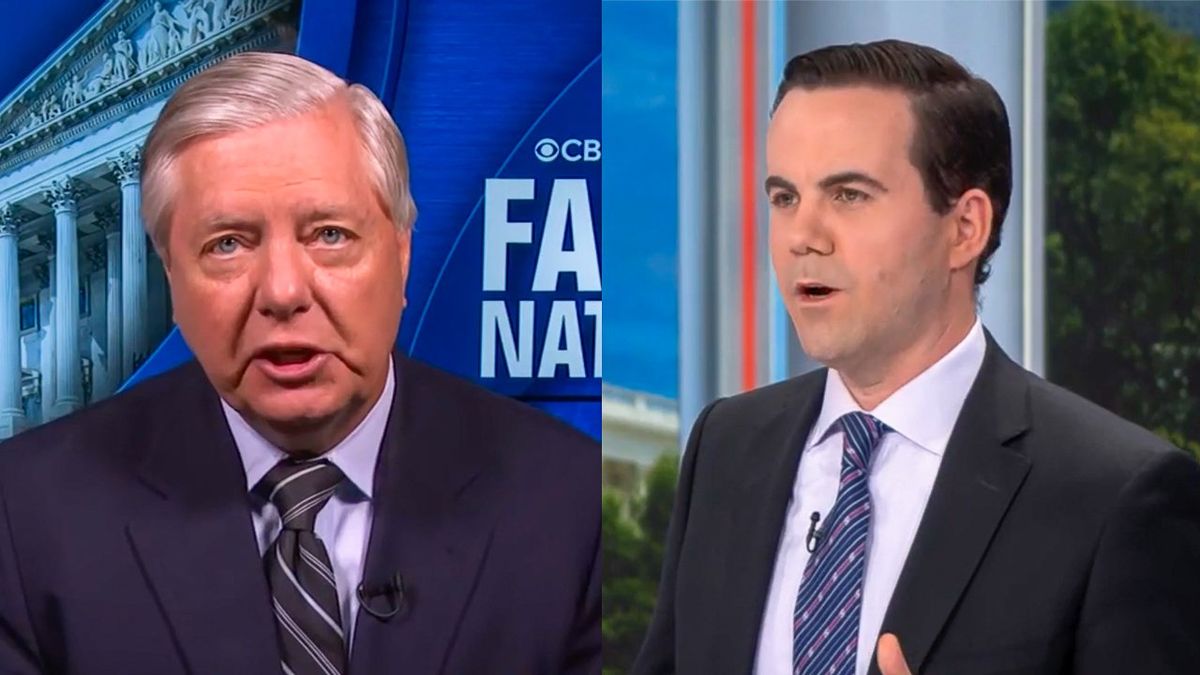 CBS host grills Lindsey Graham over Trump's call for 'televised military tribunals'