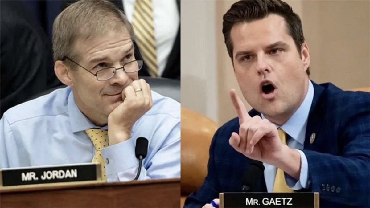 Jordan and Gaetz buried by ex-DOJ official for 'frat-boy' antics during Merchan hearing