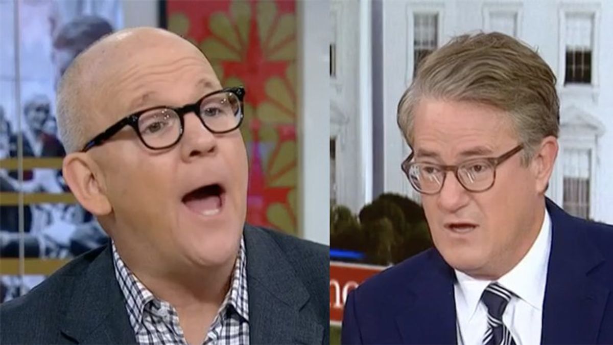 Watch: MSNBC's Joe Scarborough butts heads with guest over Hegseth chaos