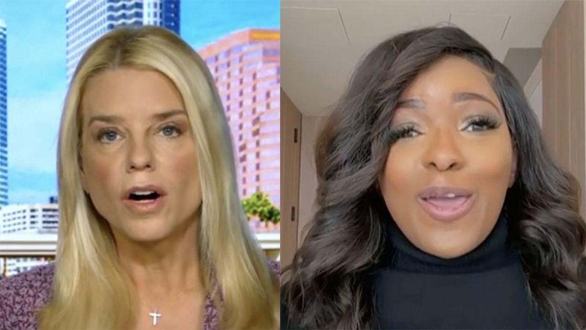 'In case the slow people are listening': Jasmine Crockett fires back at Pam Bondi threat