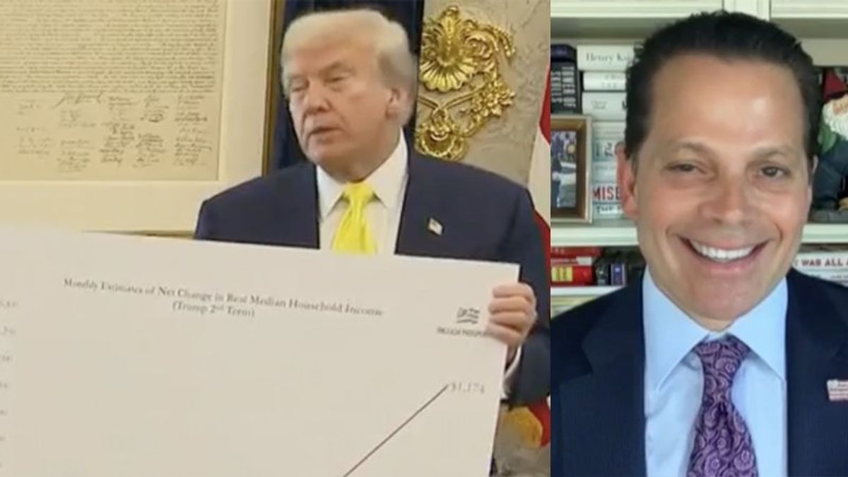 Ex-Trump official Scaramucci deflates president's 'ridiculous' jobs chart stunt