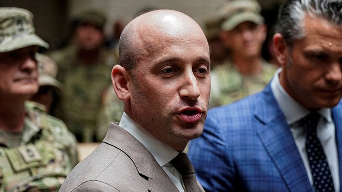 'Acolyte of an elderly man': Stephen Miller bashed after attacking 'elderly' protesters
