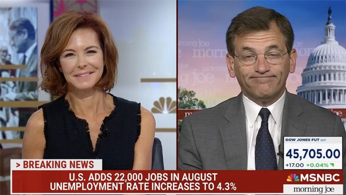 'Kind of report that gets you fired': Trump ridiculed on MSNBC over 'brutal' jobs data