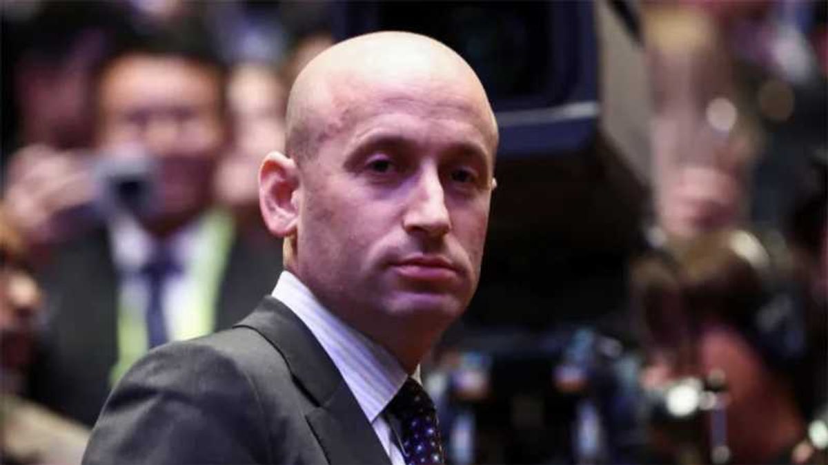 'Twisted homunculus' Stephen Miller nailed for his 'dumb as a box of hair' hate screeds