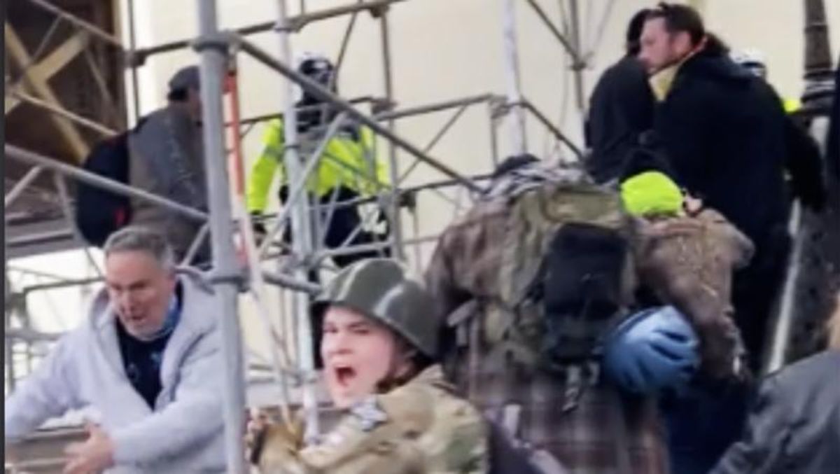The Proud Boy who greeted Dan Cox stormed the Capitol on Jan. 6