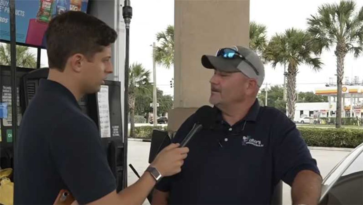 Florida man put on spot as he brands Trump 'pompous idiot': 'You voted for him 3 times'