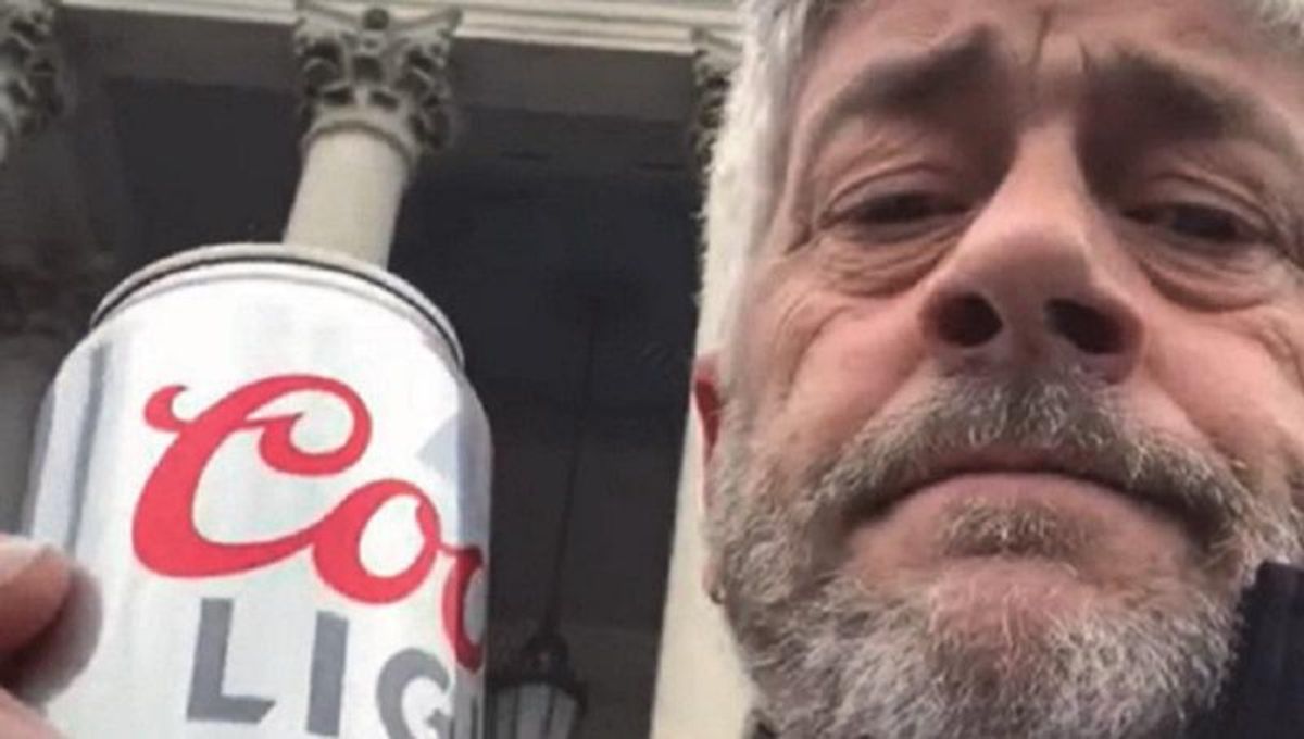 Beer-toting MAGA rioter arrested after boasting on video of storming Capitol while carrying Coors Light can