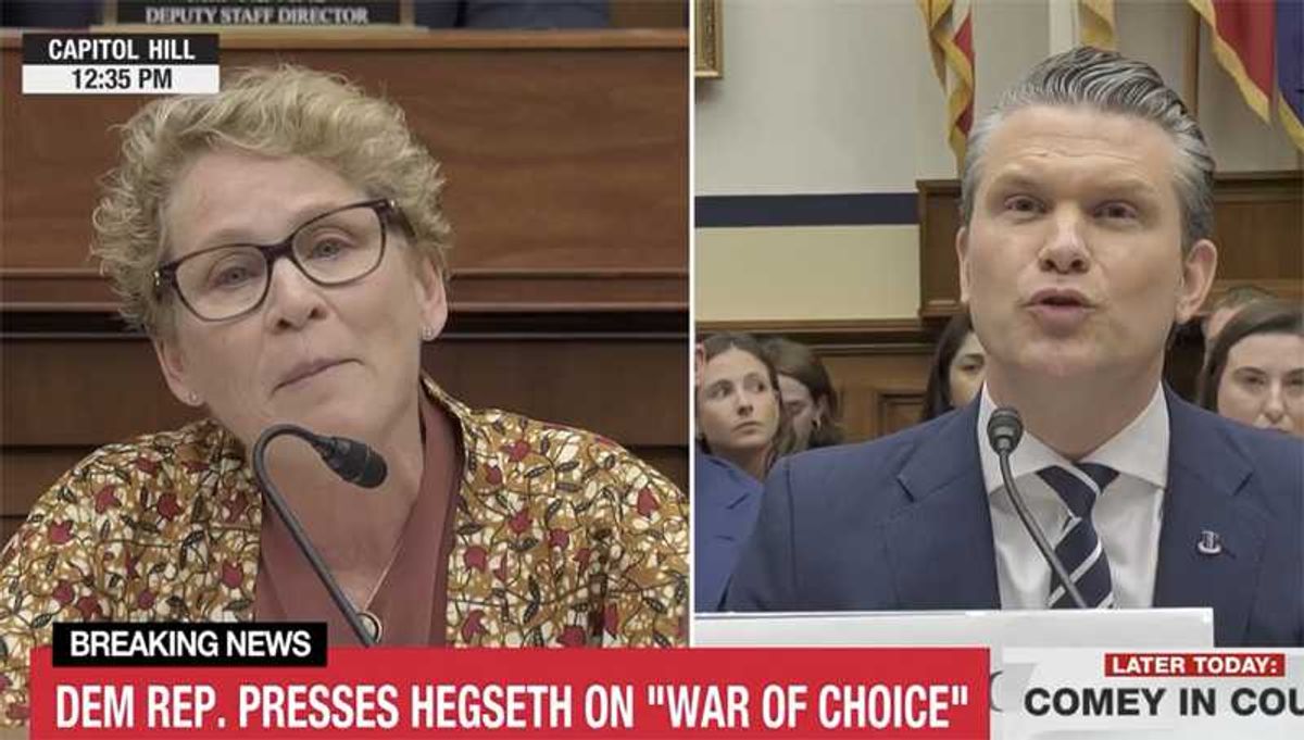 Smirking Hegseth dressed down as 'immature' to his face over Pentagon firing non-answer