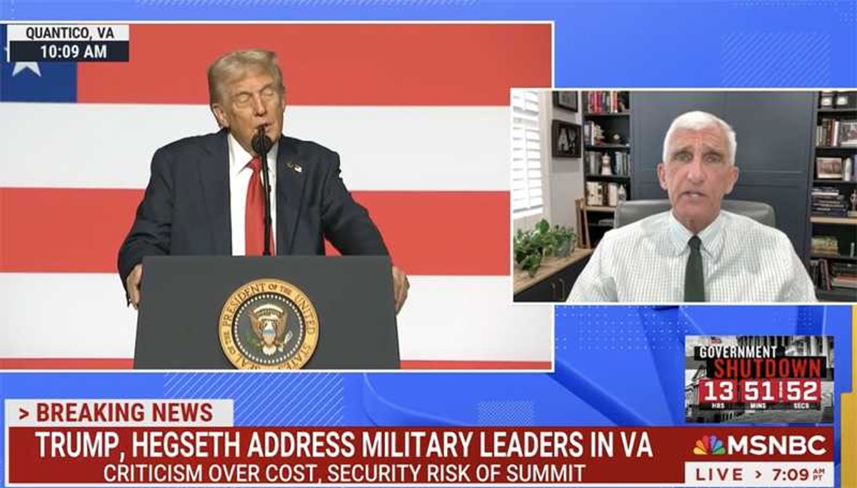 'I found my mouth open': Retired general lays waste to 'insulting' Trump military speech