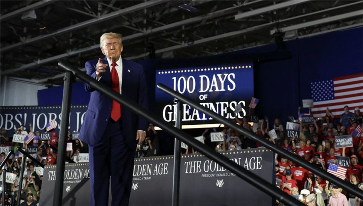 'Far and away the smallest rally I've ever been to': Dem attendee pans Trump visit