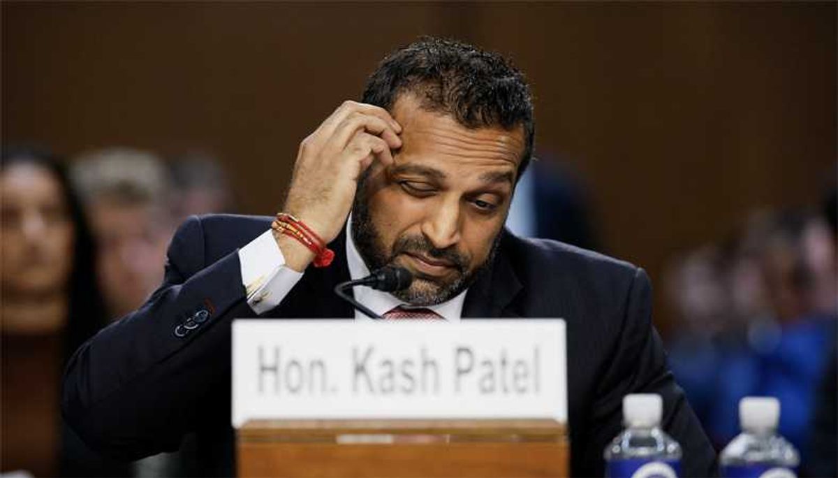 Kash Patel's 'jet ski' quip confounds reporter he's suing for $250 million