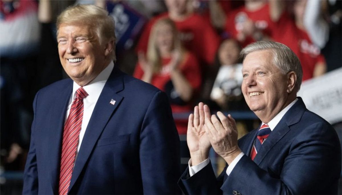 'He has no shame': GOP insider points to the moment Lindsey Graham went 'full-tilt Trump'