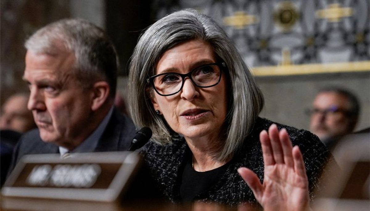 Joni Ernst gives mocking 'apology' for haunting 'We're all going to die' comment