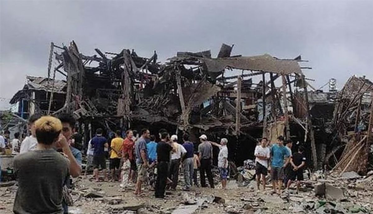 Myanmar junta accused of air strike even after quake