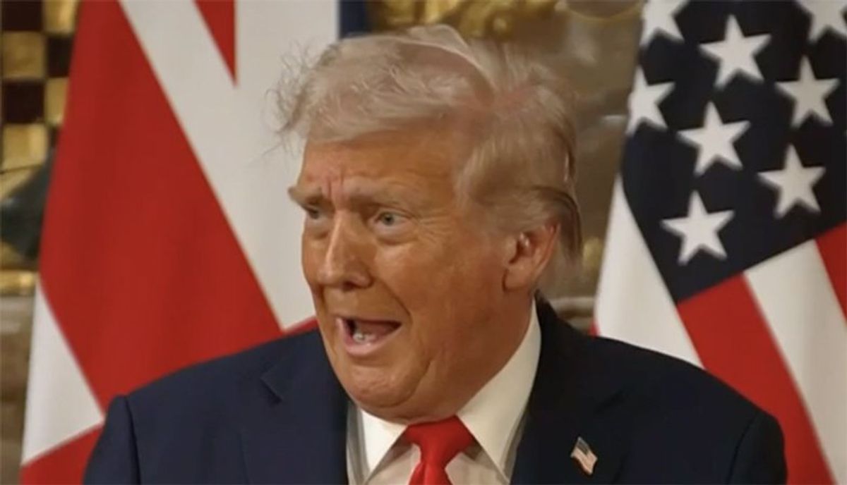 Trump goes off on rambling 'autopen' conspiracy rant at UK press conference