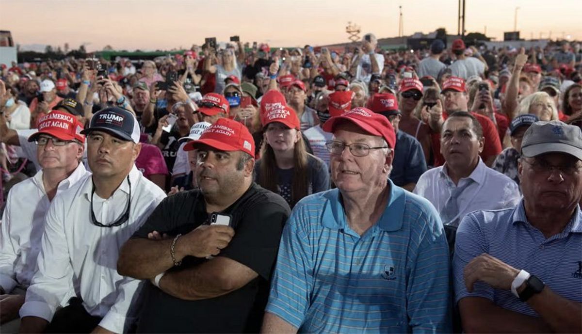First heat casualty reported at Trump Vegas rally hours before he takes the stage