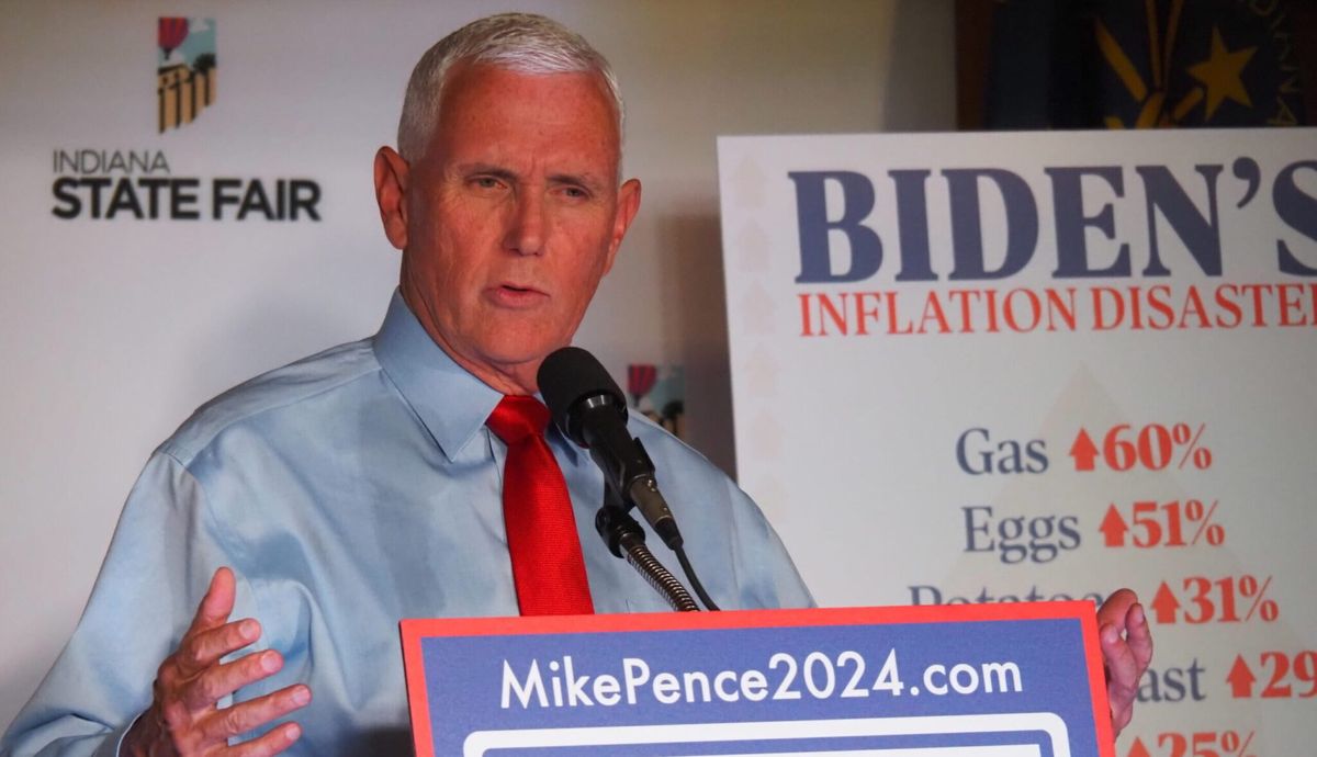 Pence rails against Trump and his 'crackpot lawyers' at Indiana State Fair campaign stop