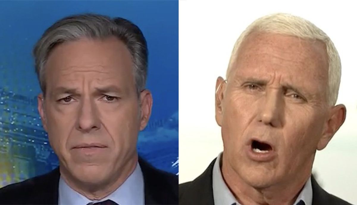 CNN's Tapper corners Mike Pence over accusations he used his faith to run cover for Trump