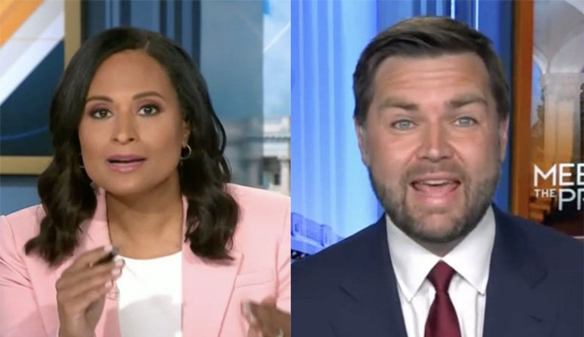 'I have to hit pause here': J.D. Vance flips out on NBC's Welker as she fact-checks him