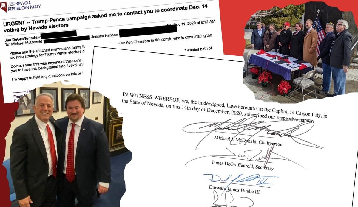 Nevada fake elector bill heads to desk of governor who recently endorsed fake elector