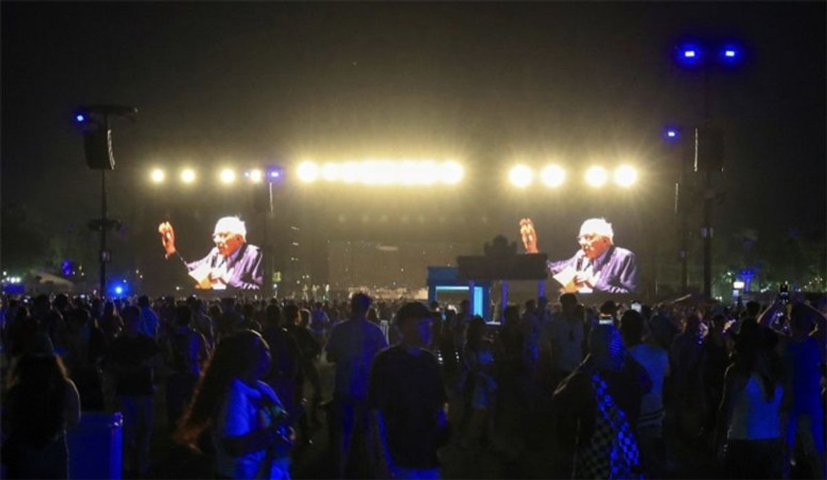 Bernie Sanders thrills Coachella crowd with surprise appearance
