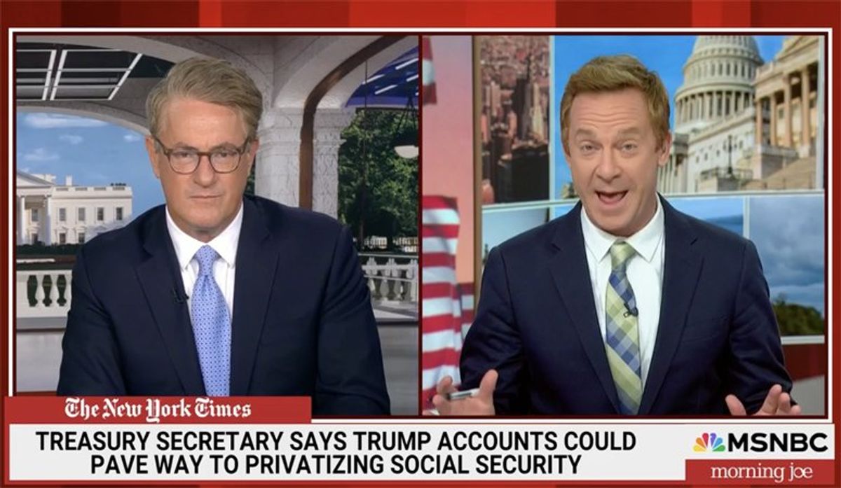 'Whoa!' MSNBC panel pounces on Trump administration's new Social Security threat