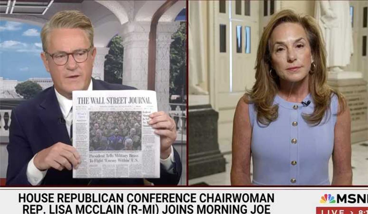 MSNBC's Joe Scarborough snaps as GOP lawmaker ducks Trump's threat questions