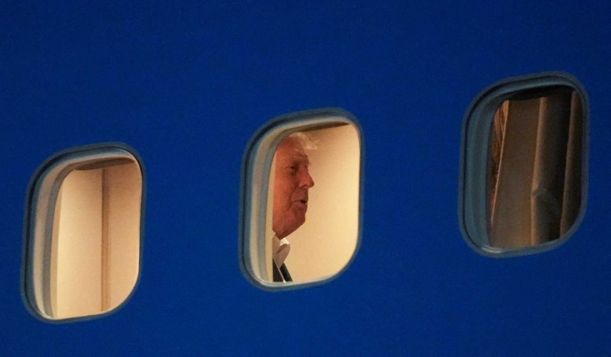 'What the hell?' Trump stuns after being spotted 'slumped over' and 'struggling to walk'