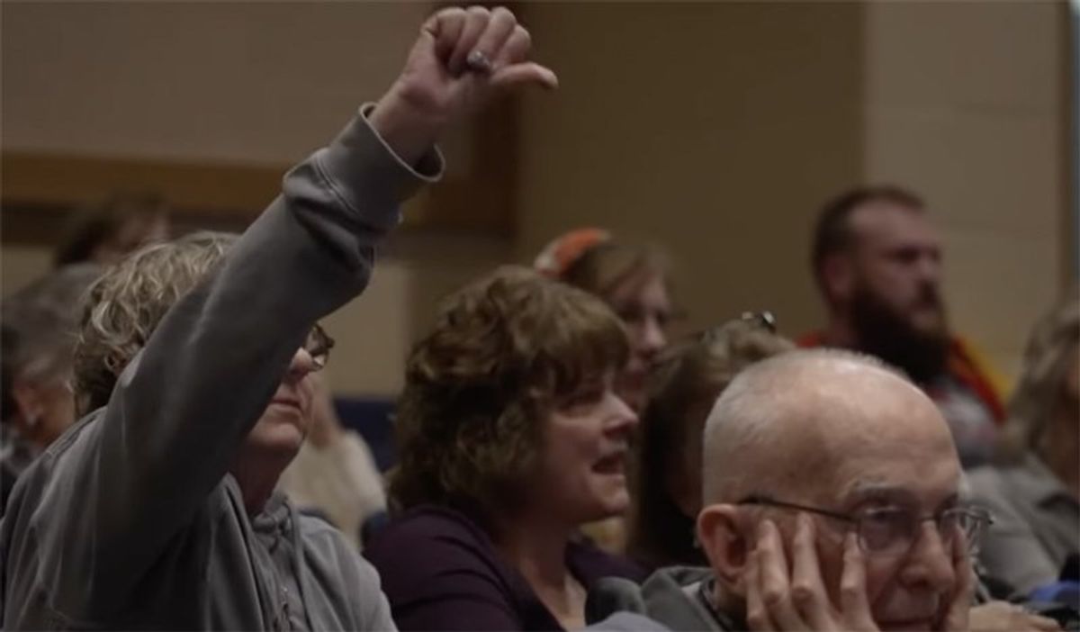 Watch: GOP lawmaker sparks town hall fury after admitting he goofed up on bill