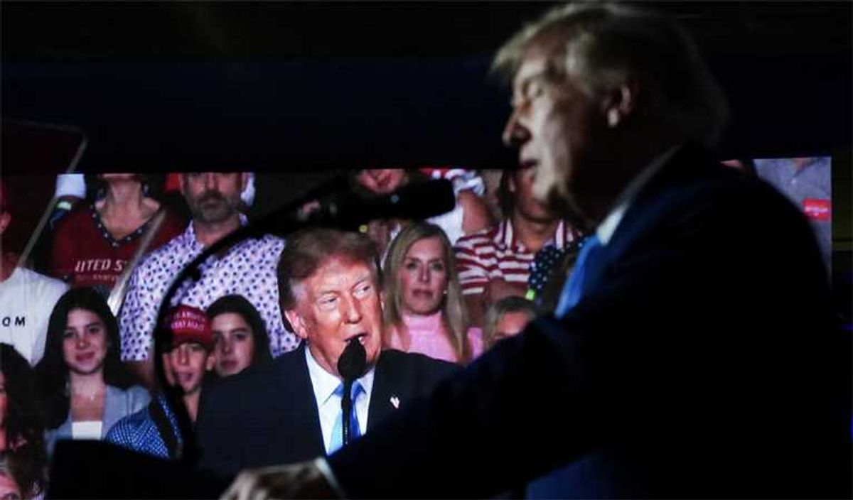 Trump's glib 'take out LA' remark didn't get the cheers he expected: reporter