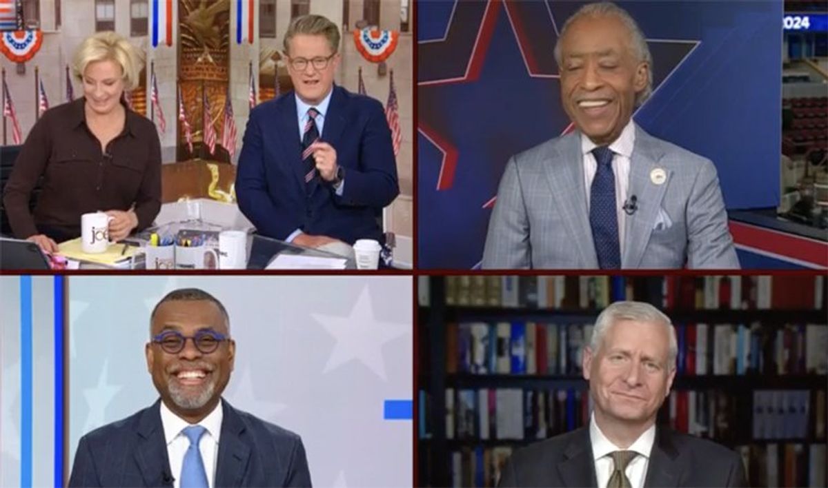 Morning Joe panel laughs at Trump meltdown on Fox after Harris' big acceptance speech