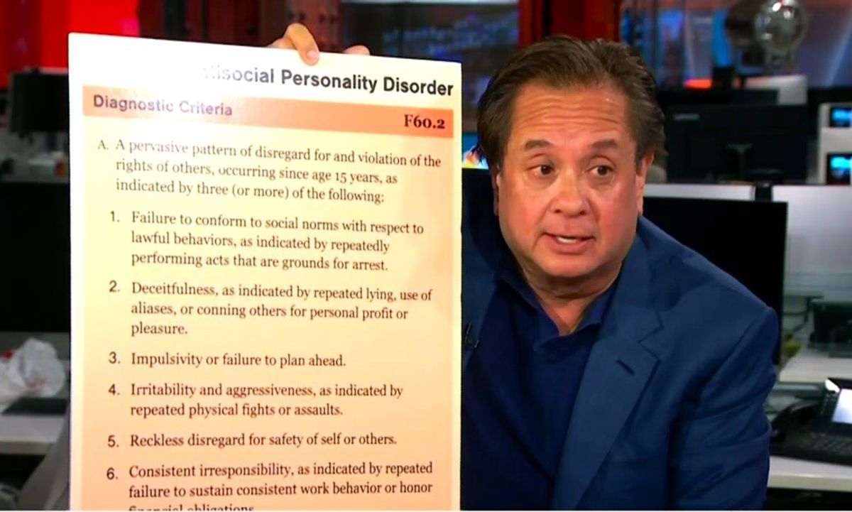 'He's a sick man!' George Conway thoroughly documents his claims of Trump's mental illness