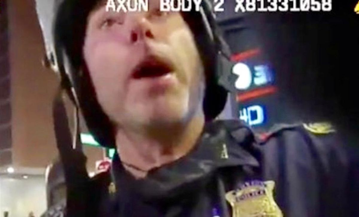 Body cam catches Boston cop bragging about running over Black Lives Matter protestors