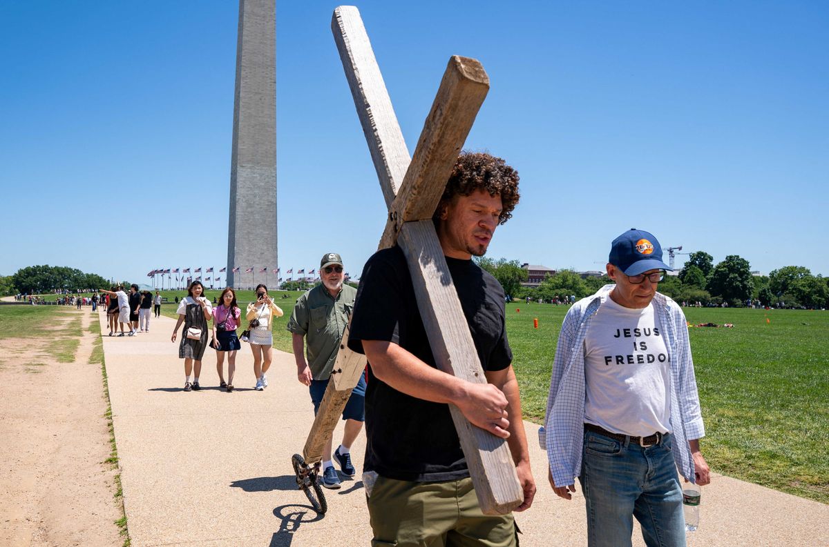 Christian group has '15-foot-tall' surprise in store for 'Church of Trump' DC event