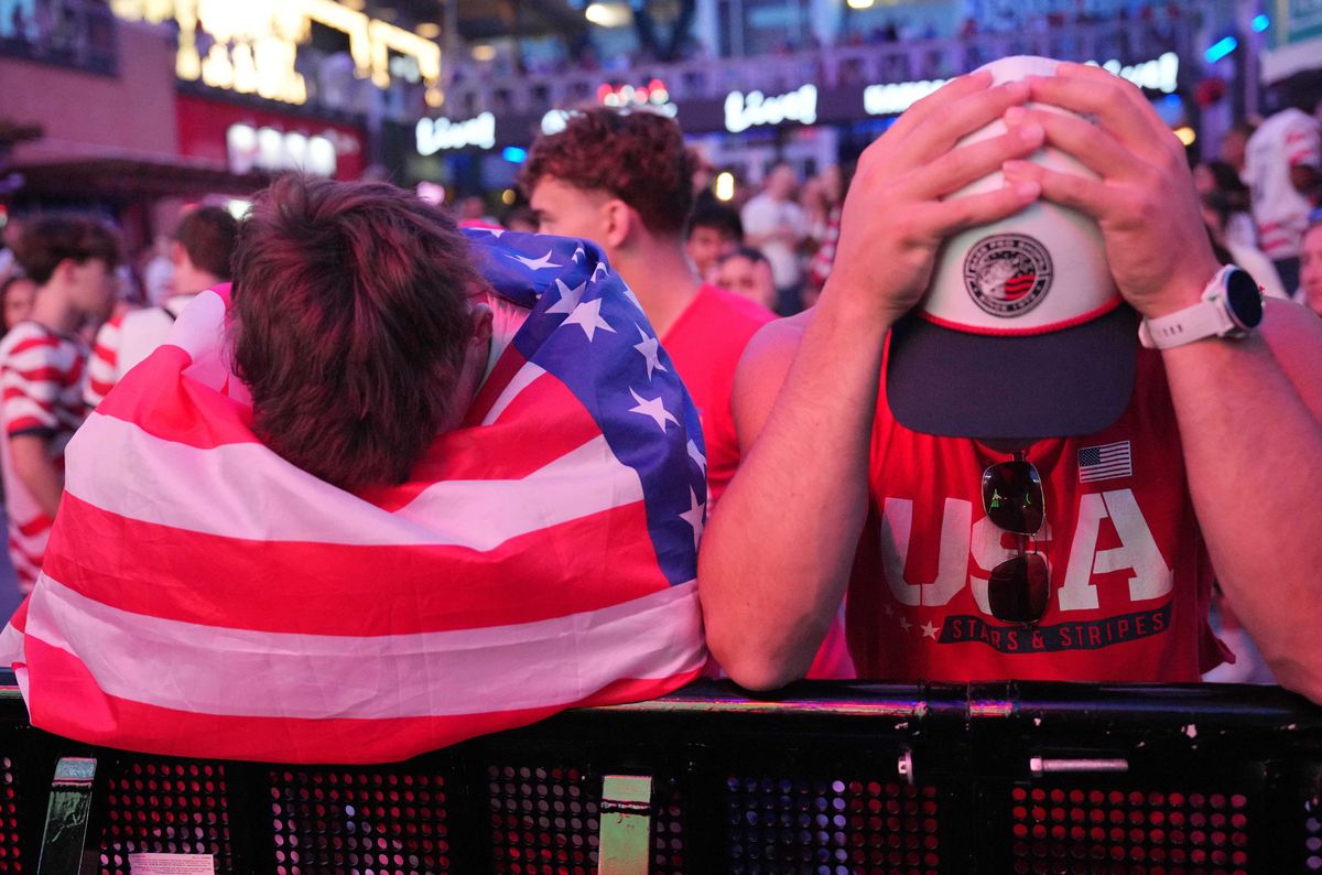Clip of Belgium's locker room mockery of Trump leaves fans musing he's a 'hex' on US