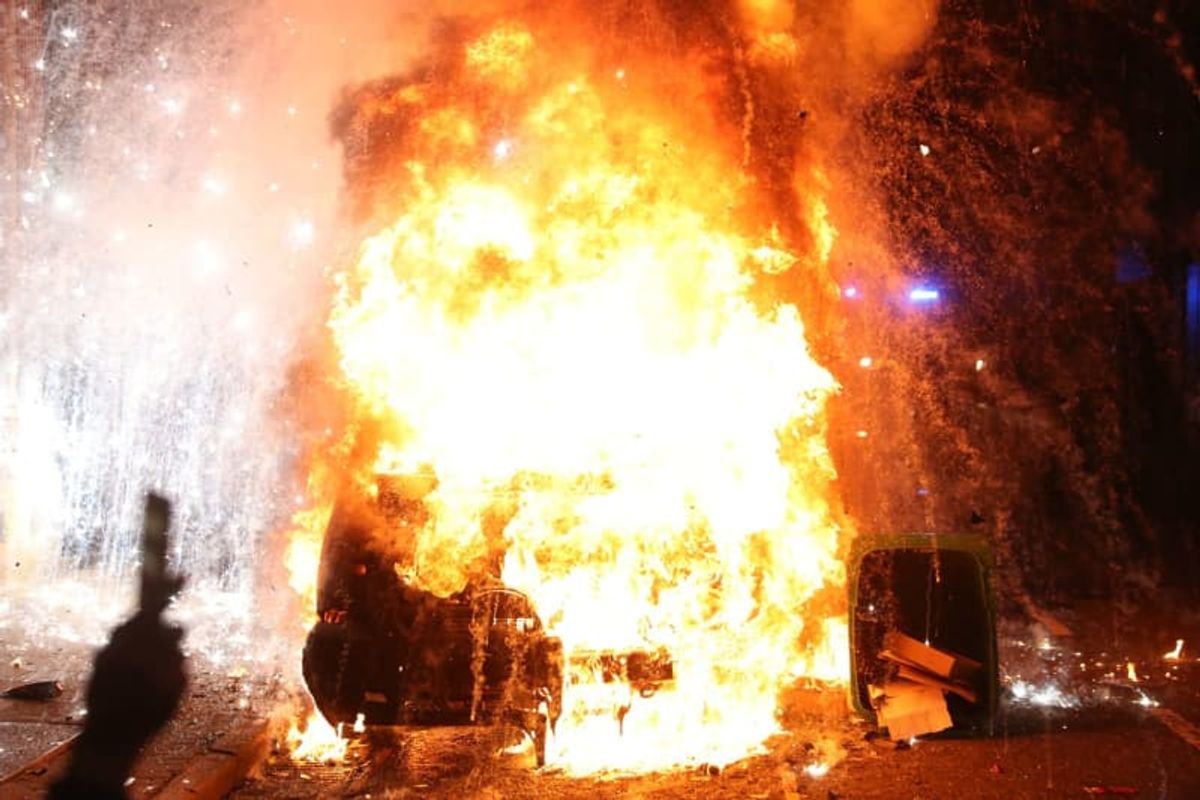 14 arrested in Britain after new Bristol bill protest turns violent
