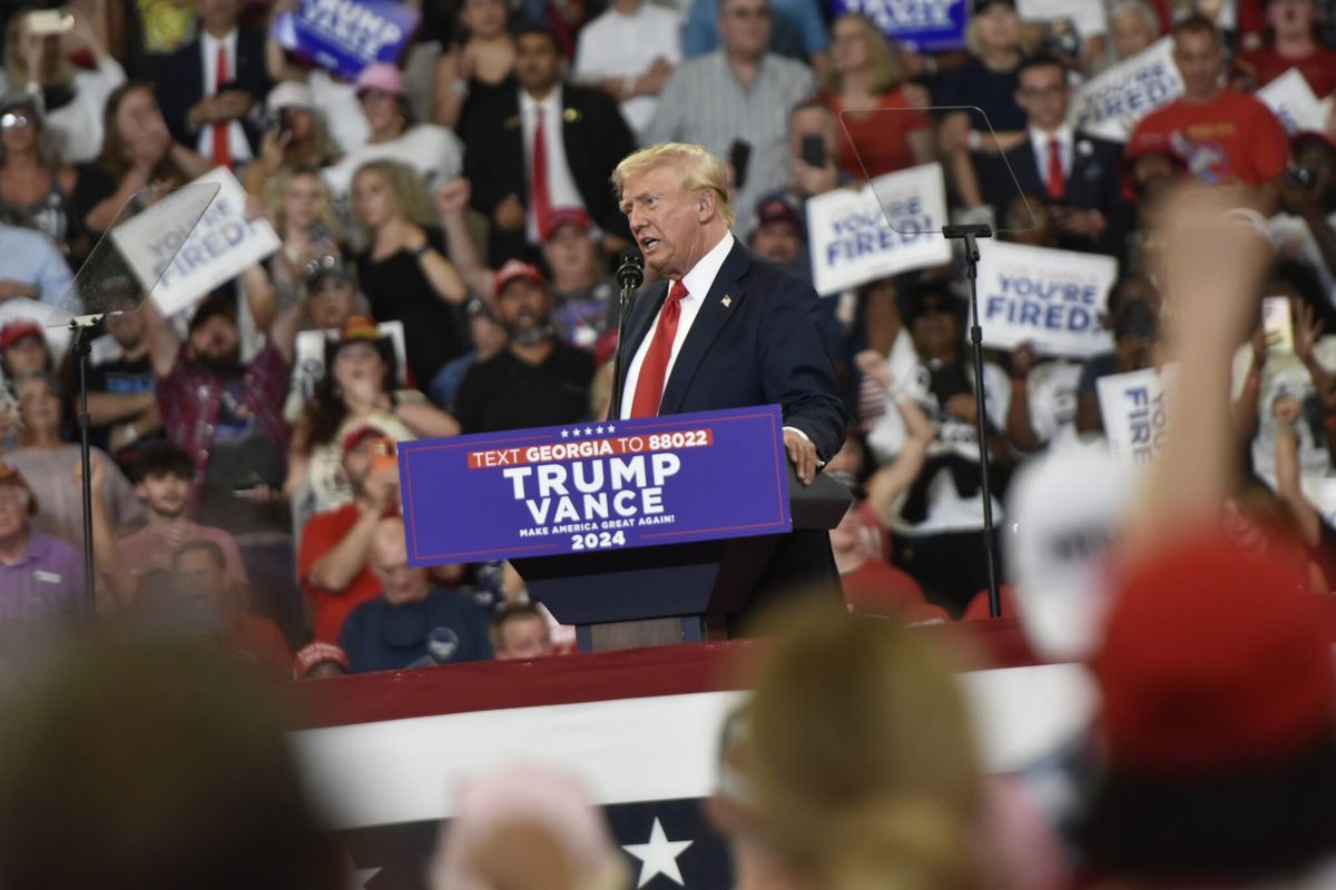 'She can't talk': Trump-Vance Atlanta rally rife with dog whistles