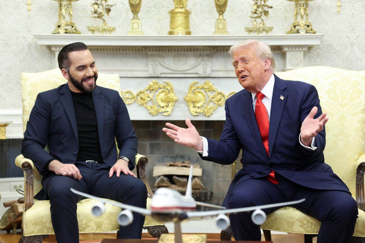 'Horrific display': Critics appalled by Trump meeting with El Salvador president