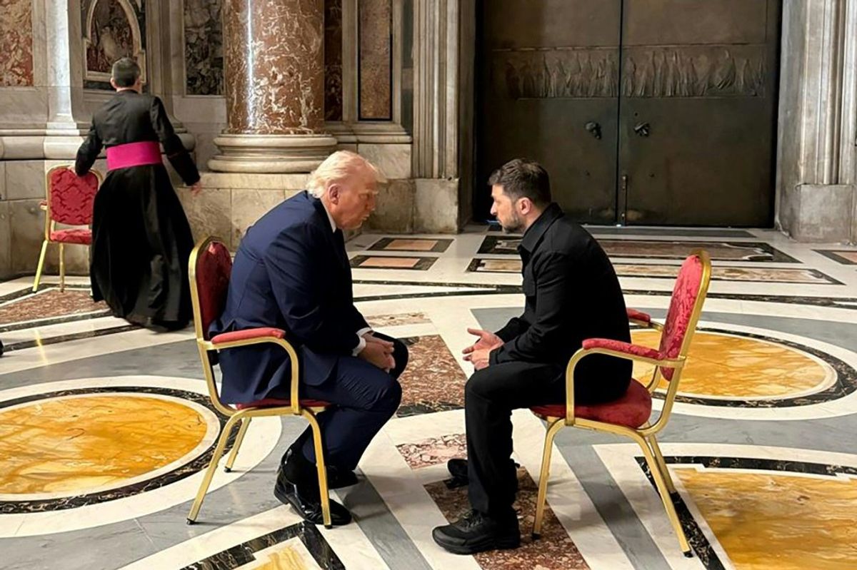 Zelensky and Trump to hold second meeting after 'constructive' exchange