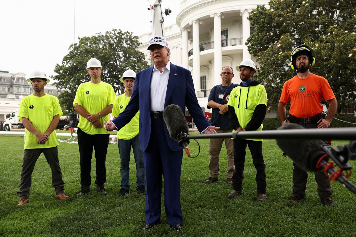 'I had no clue': Worker reacts to being blindsided by bizarre Trump event